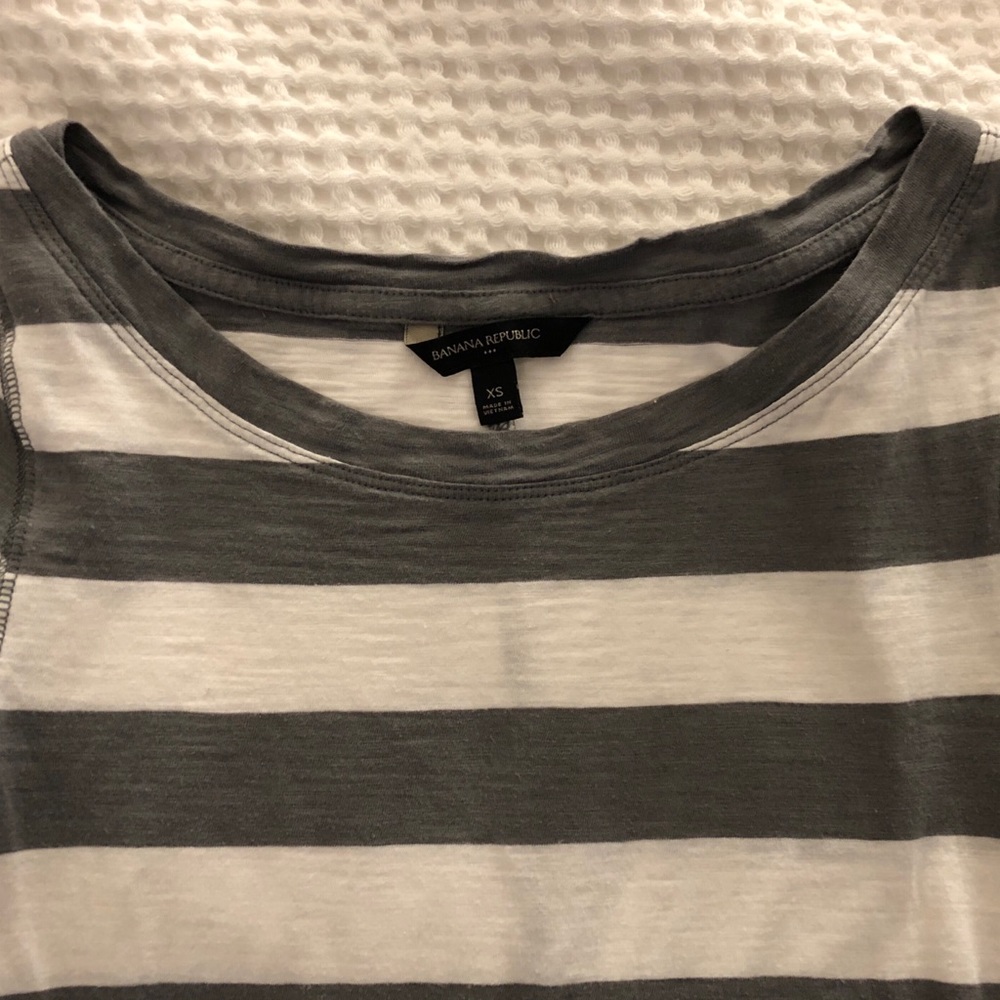 T-shirt striped dress